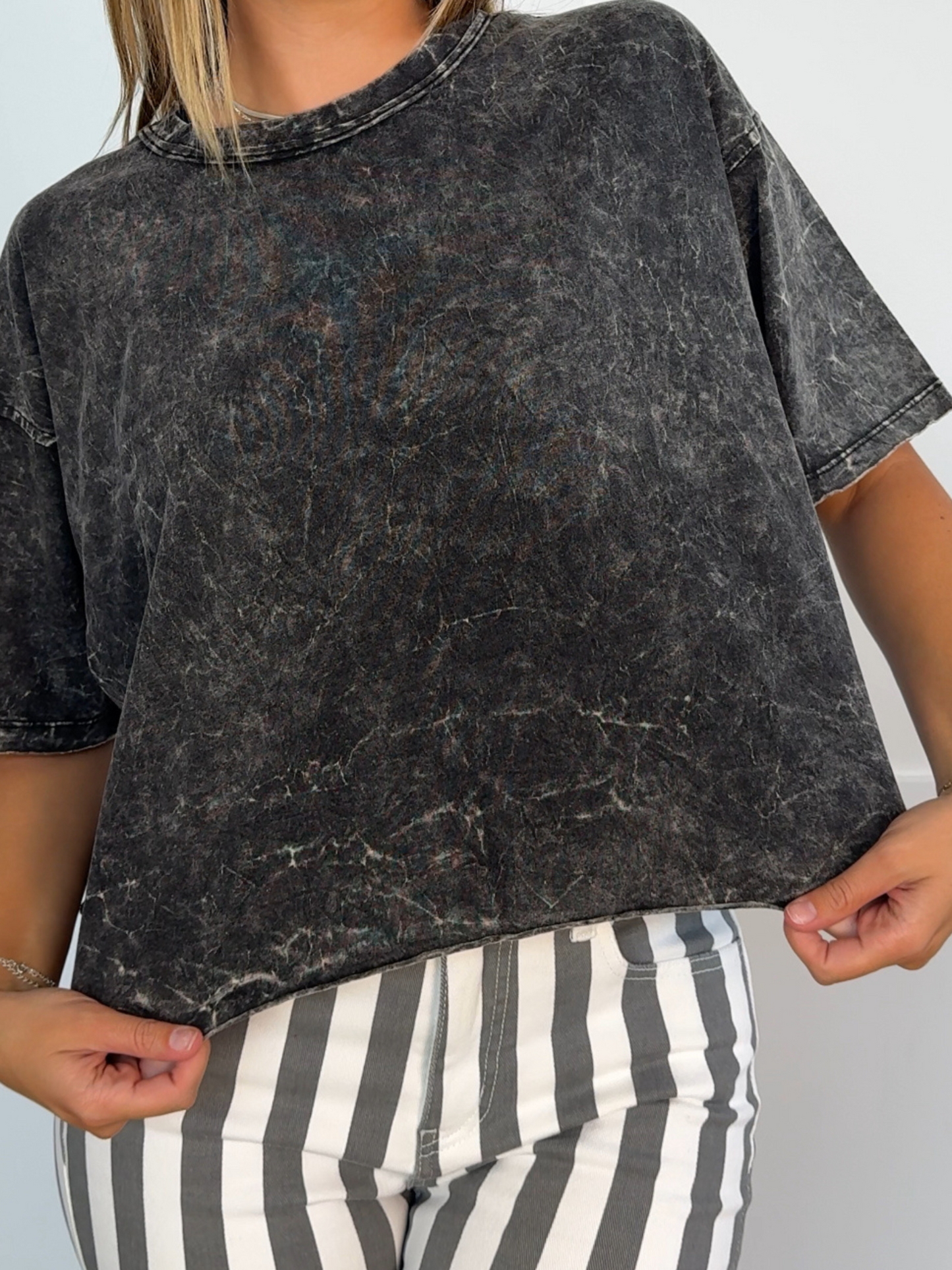 Buy our "Ash Black Acid Crinkle - Washed Oversized T-Shirt" online – Willow Boutique Clothing. Shop stylish Ash Black Acid Crinkle - Washed Oversized T-Shirt today.