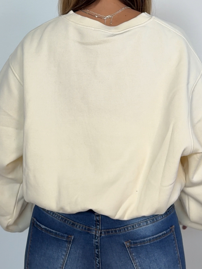 Pullover Babe Cropped Crewneck