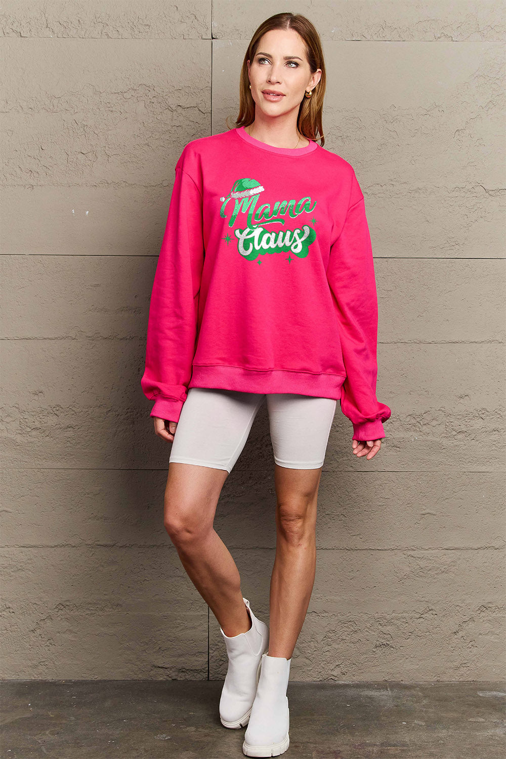 PREORDER: "Mama Claus" Round Neck Sweatshirt