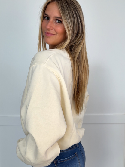 Pullover Babe Cropped Crewneck