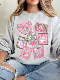 Postcard Christmas Graphic Crewneck