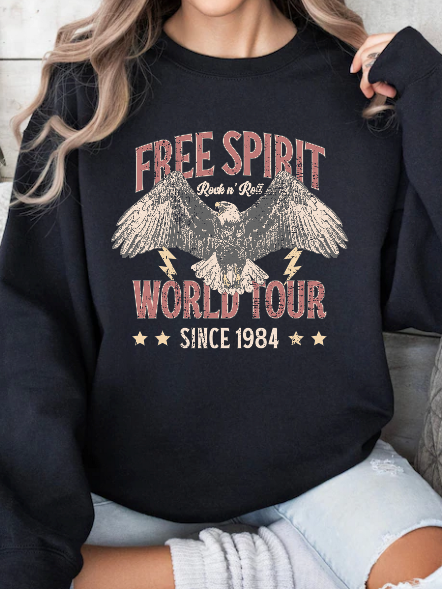 Free Spirit World Tour 1984 Graphic