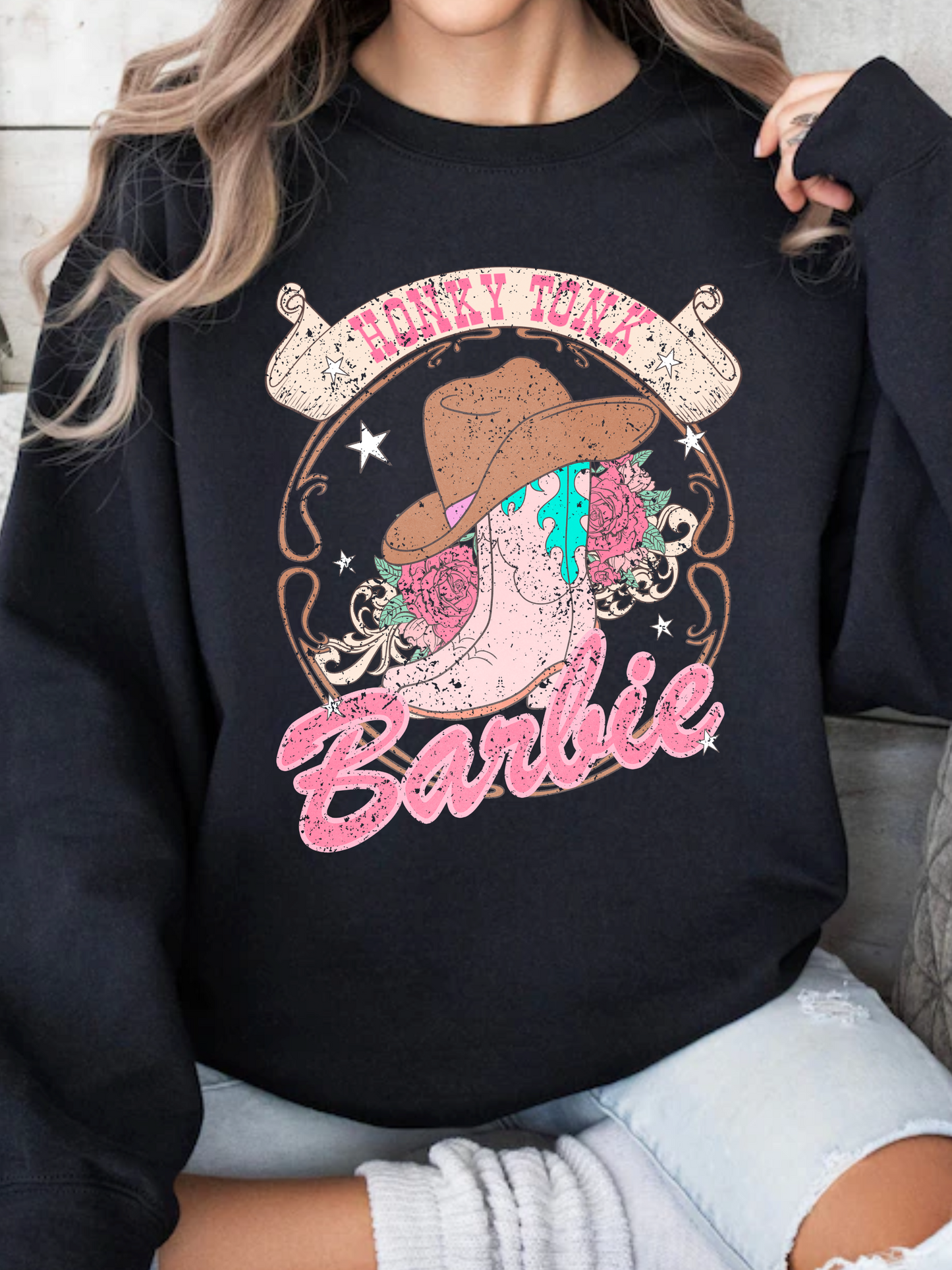 Honky Tonk Barbie Graphic