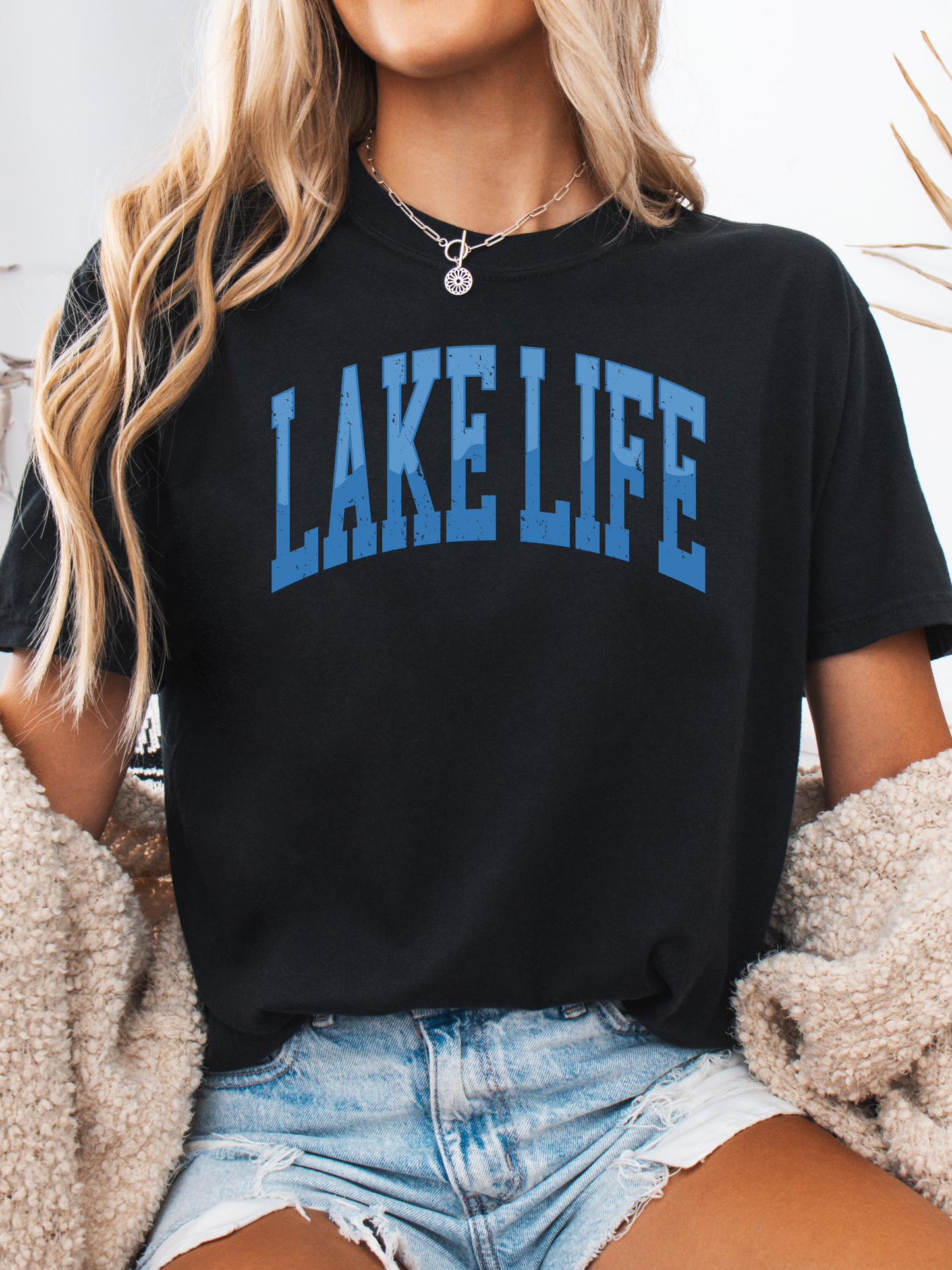 Lake Life Vibes Graphic
