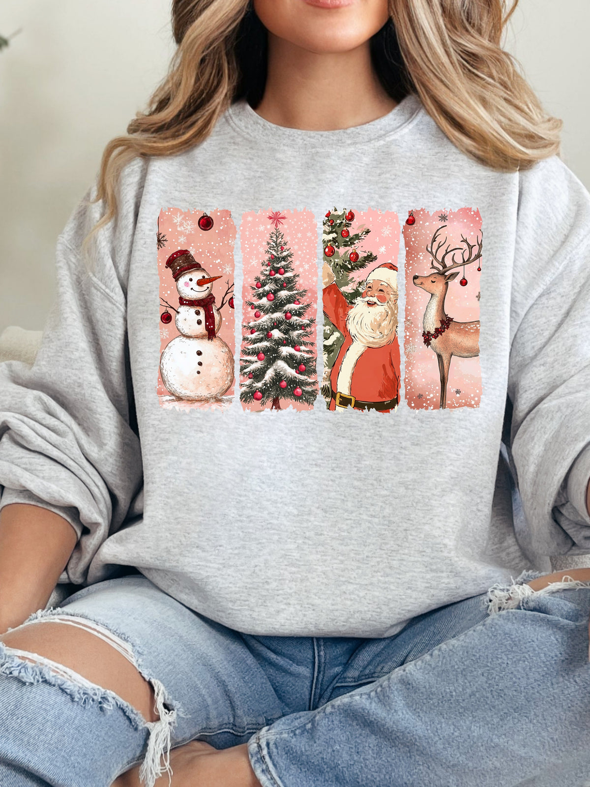 Retro Christmas Graphic Crewneck