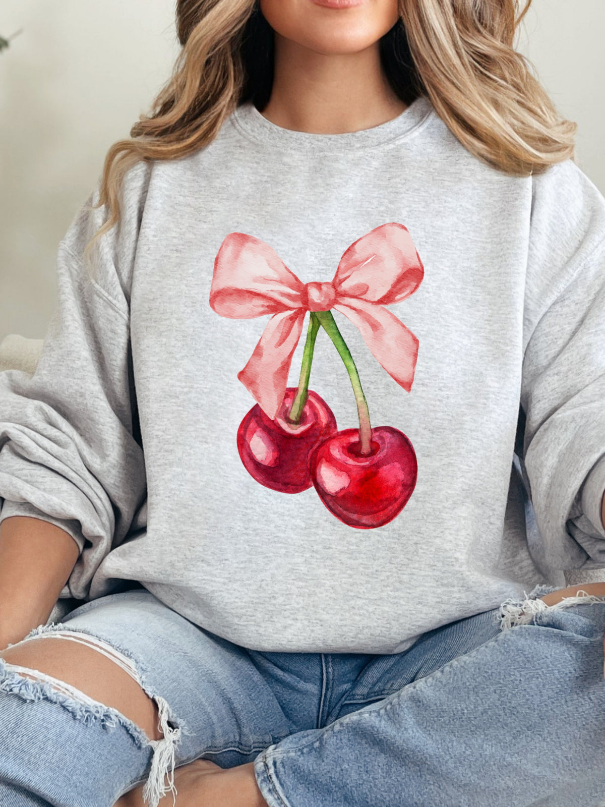 Sweet & Bow-tiful Graphic Crewneck