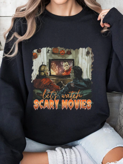 Lets Watch Scary Movies Graphic