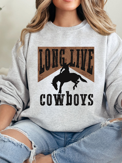 Long Live Cowboys Vintage Graphic