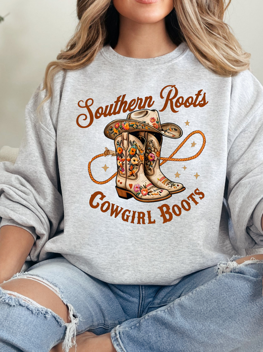 Southern Roots & Cowgirl Boots Graphic