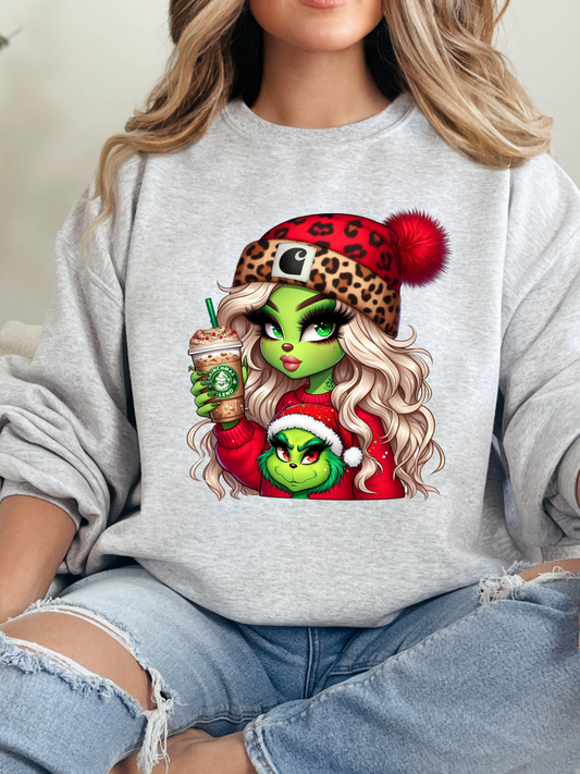 Leopard Grinch Graphic