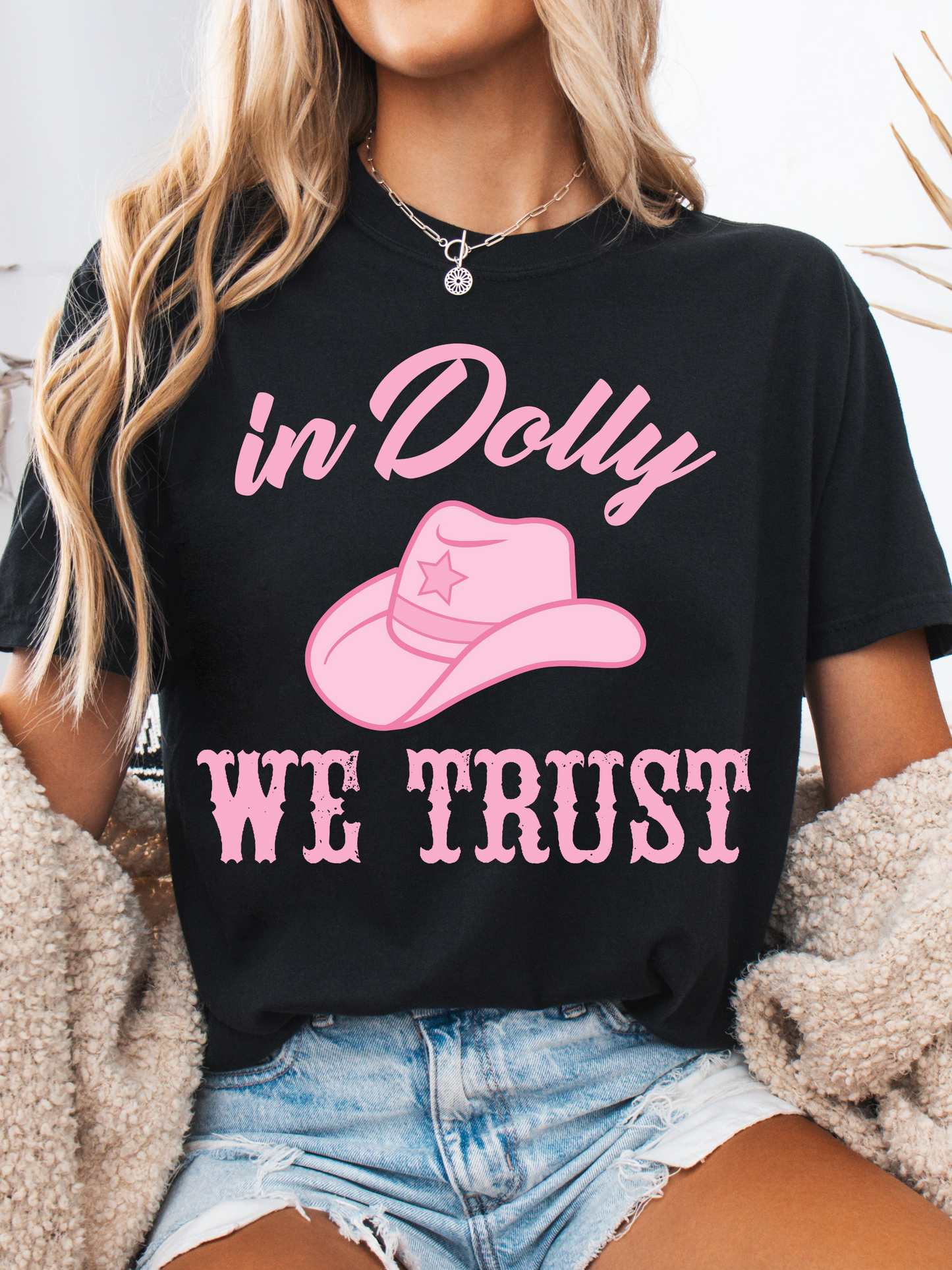 "In Dolly We Trust" Graphic