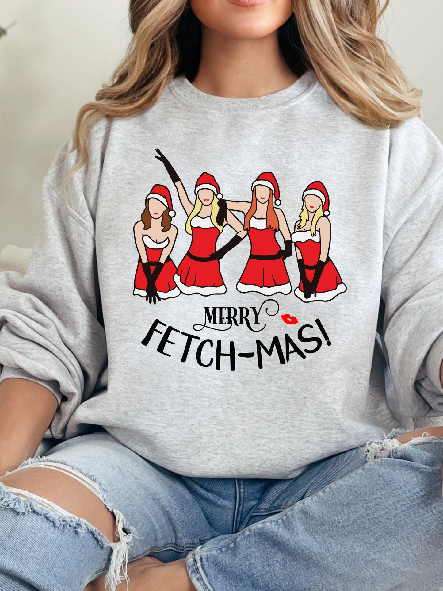 Shop Merry Fetch-Mas Christmas Graphic online at Willow Boutique – best boutique for women’s fashion.
