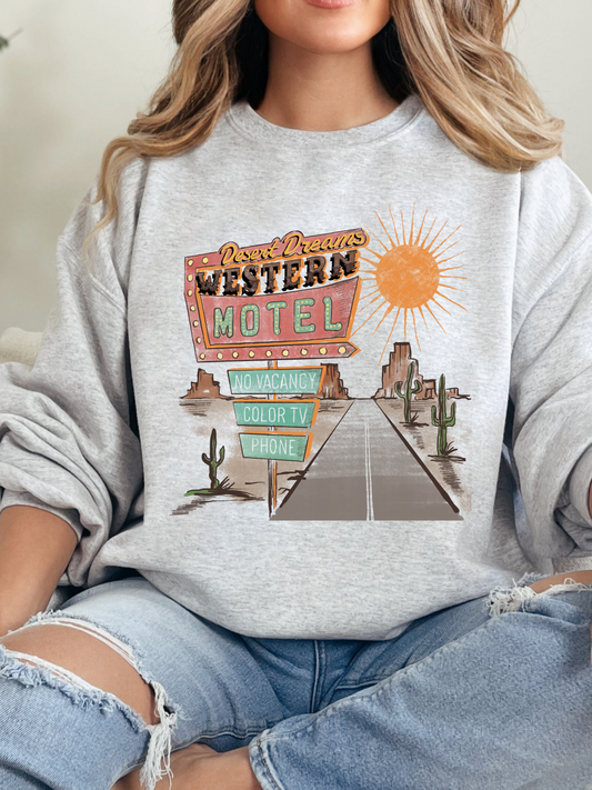 Western Motel Graphic