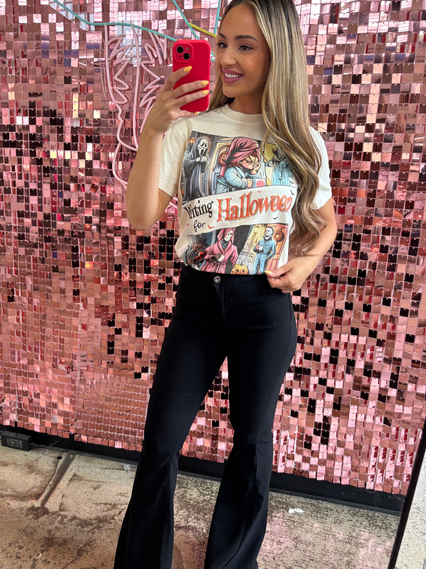 Buy our "Spooky Flare Bundle (1 Fiona Flare + 1 Surprise Spooky Shirt)" online – Willow Boutique Clothing. Shop stylish Spooky Flare Bundle (1 Fiona Flare + 1 Surprise Spooky Shirt) today.