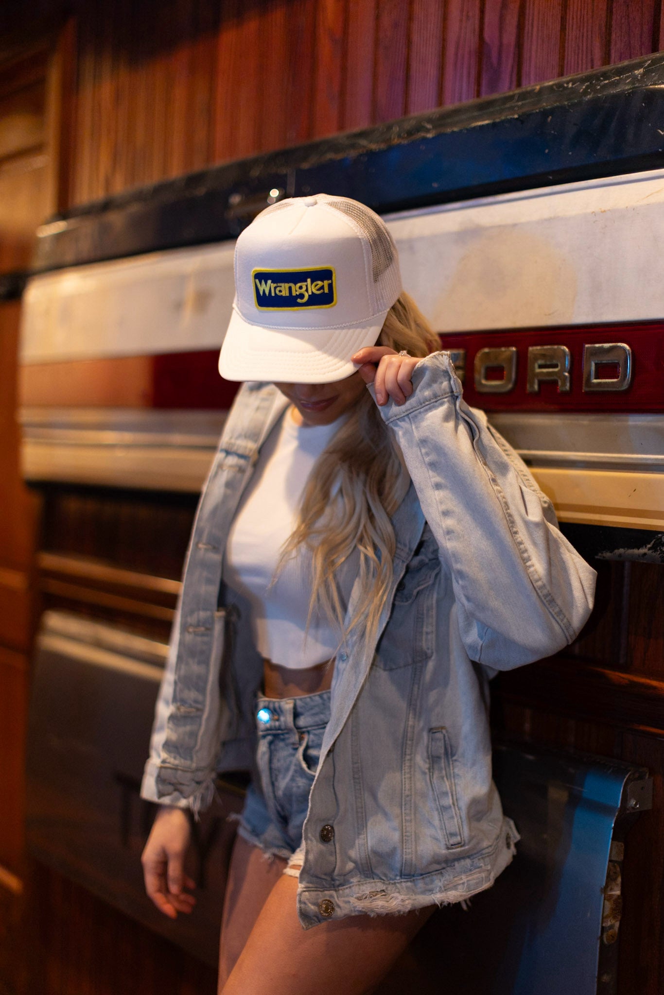 Wrangler Patch Foam Trucker Hat