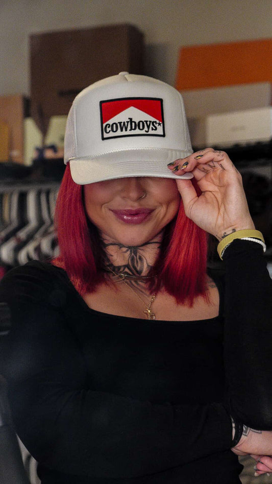 Cowboys Patch Foam Trucker Hat