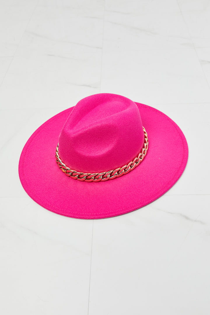 Glam Gal Fedora Hat in Pink