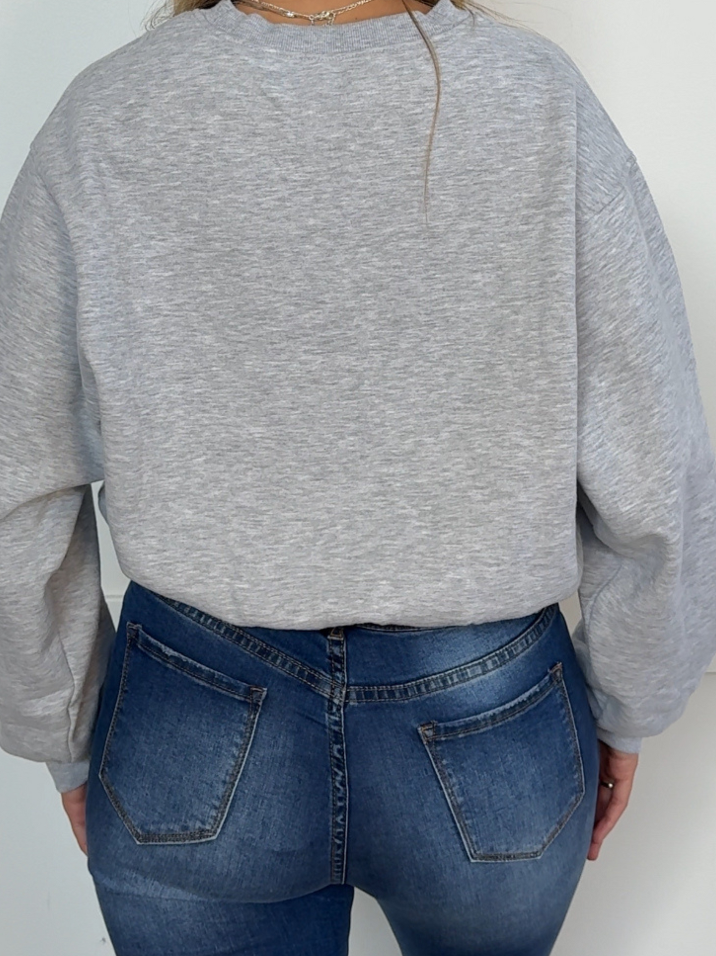 Pullover Babe Cropped Crewneck