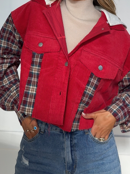 Buy our "Fall Leaves Plaid Cropped Shacket" online – Willow Boutique Clothing. Shop stylish Fall Leaves Plaid Cropped Shacket today.