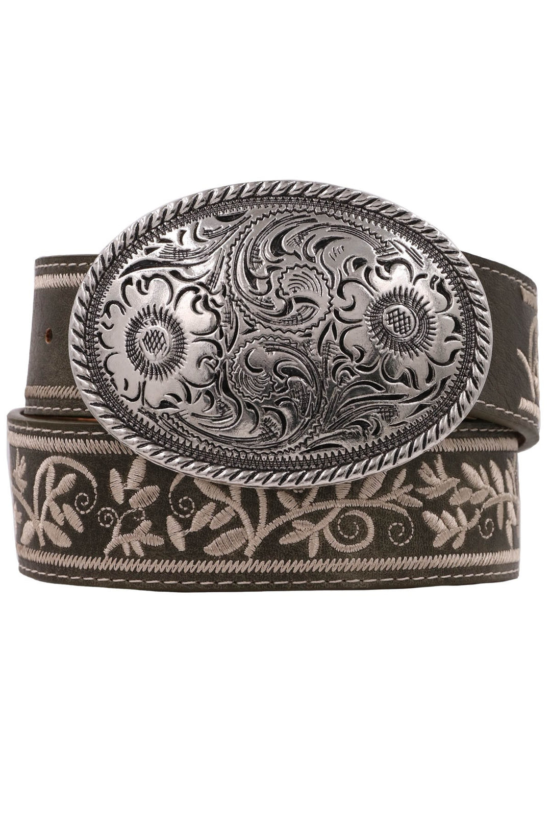 Wrapped in Flowers Embroidered Belt