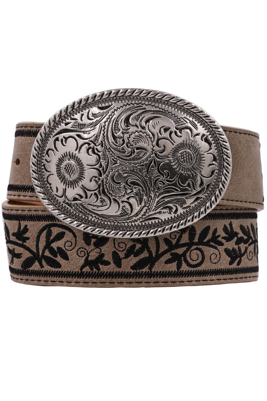 Wrapped in Flowers Embroidered Belt