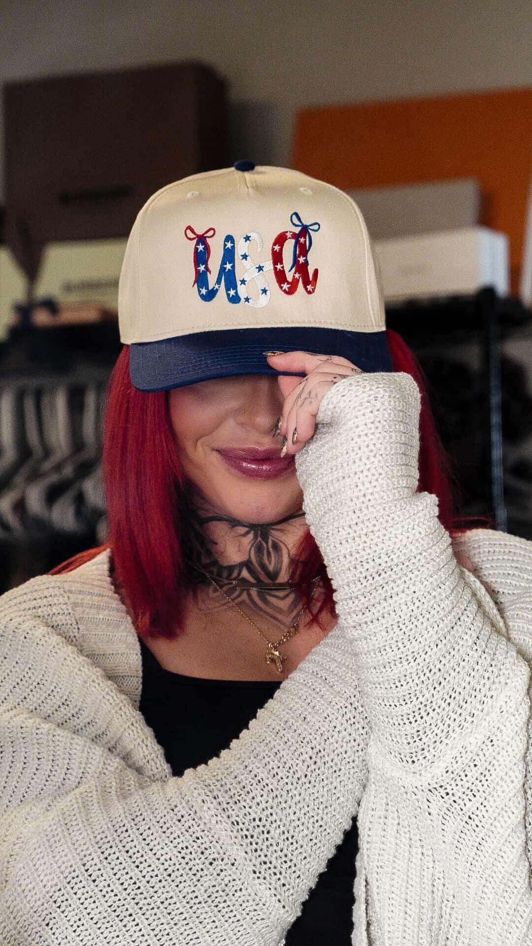 USA BOW Trucker Hat