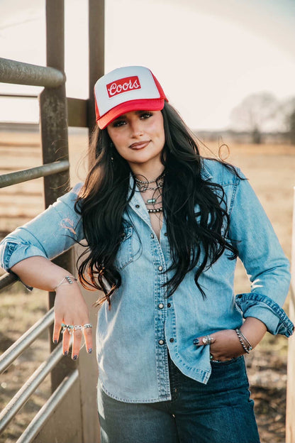 Coors Patch Foam Trucker Hat