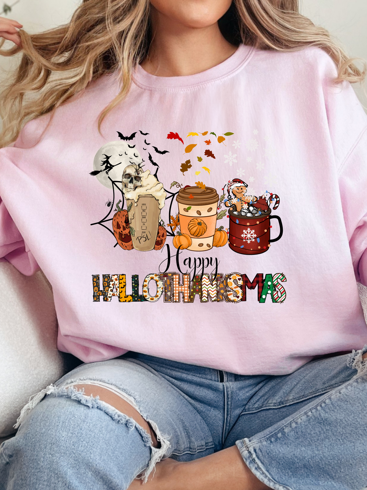 Happy Hallothankmas Graphic