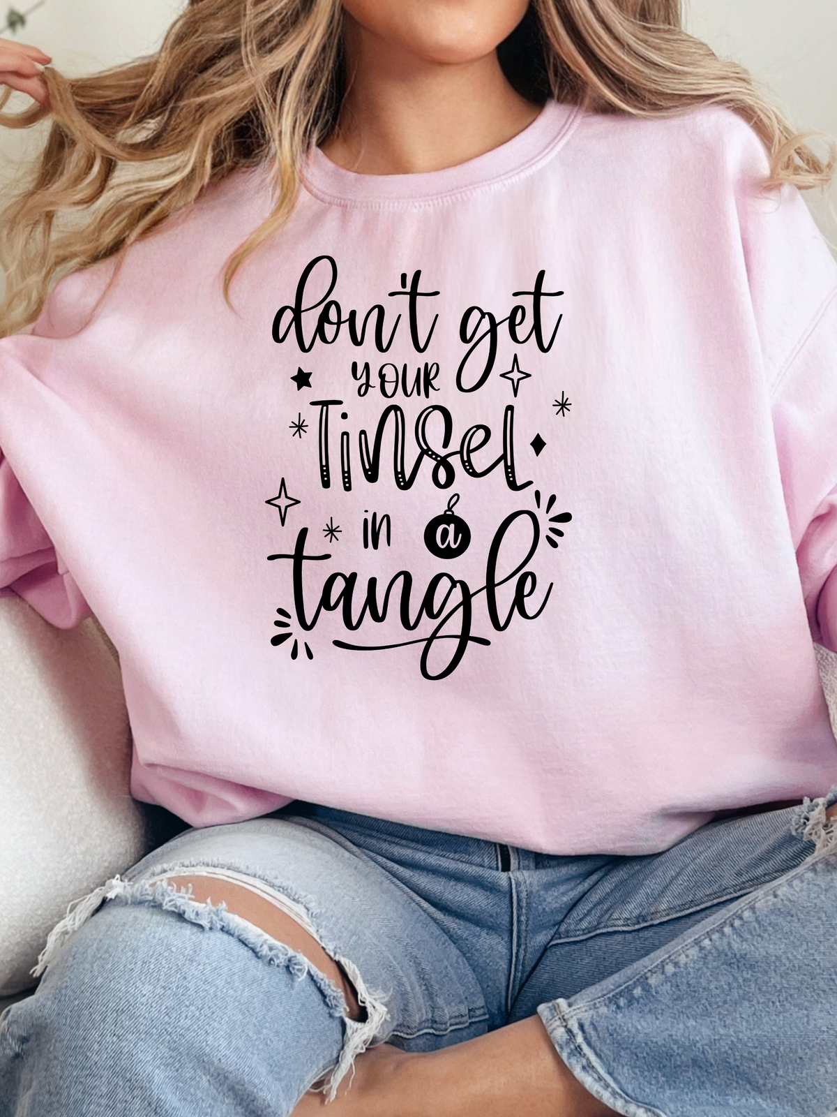 Tinsel in a Tangle Graphic