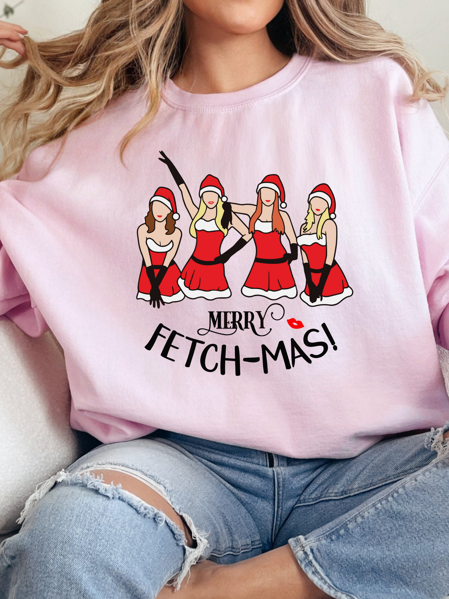 Shop Merry Fetch-Mas Christmas Graphic online at Willow Boutique – best boutique for women’s fashion.