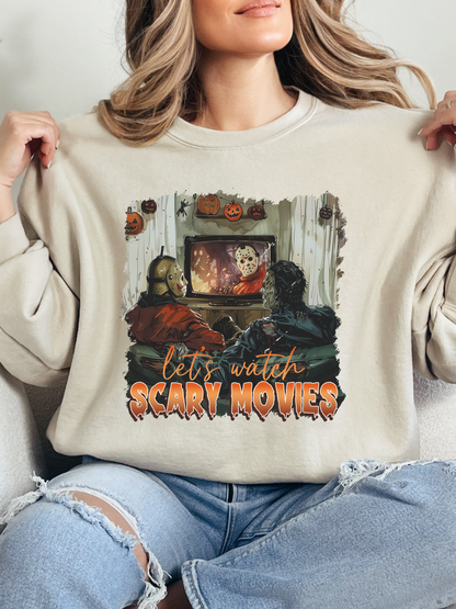 Lets Watch Scary Movies Graphic