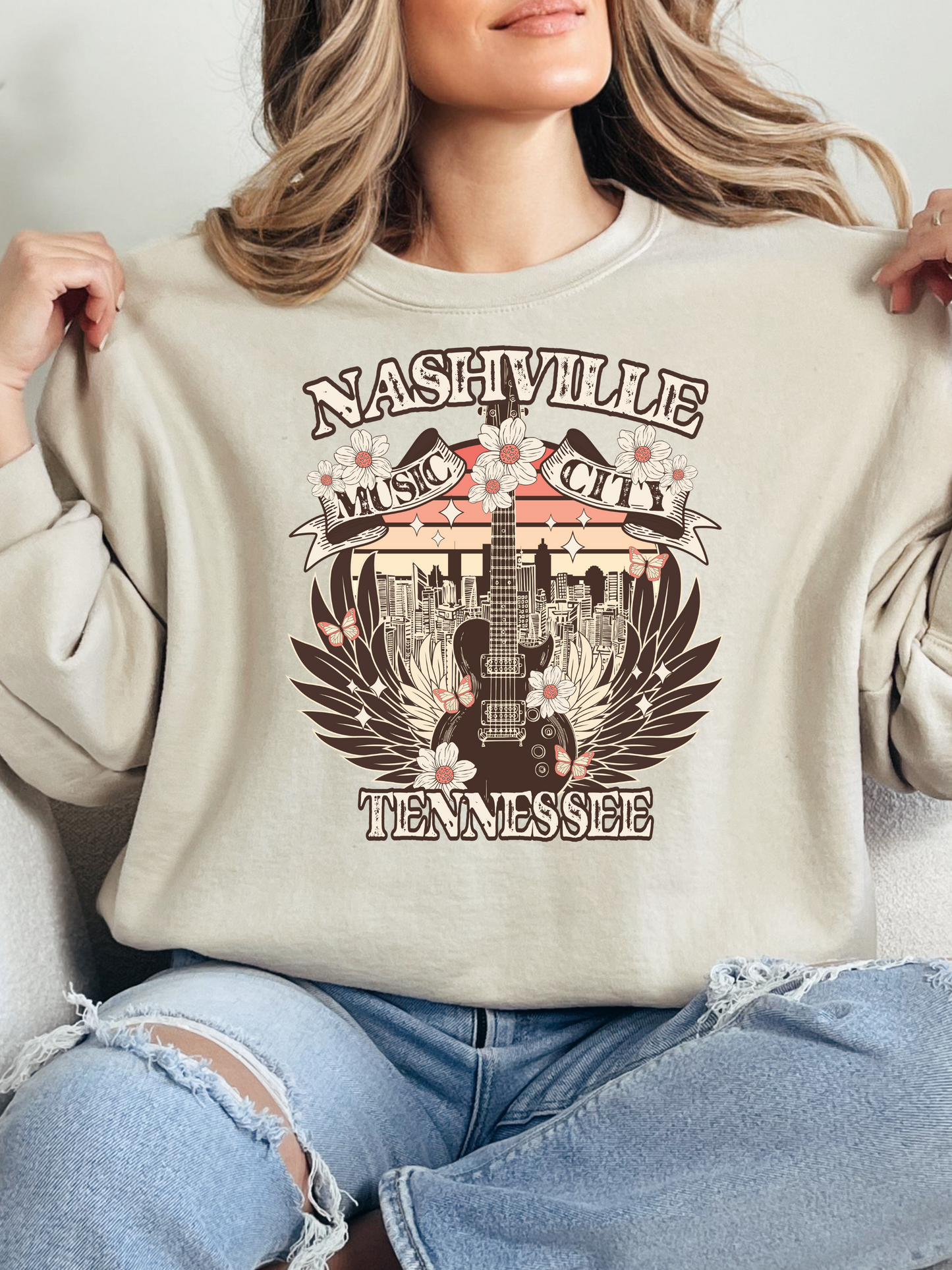 Nashville Music City Graphic