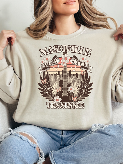 Nashville Music City Graphic