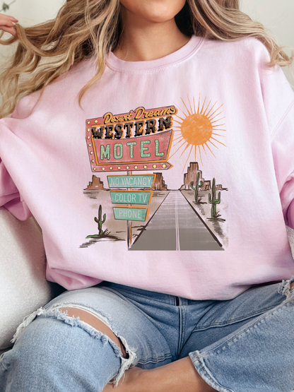 Western Motel Graphic
