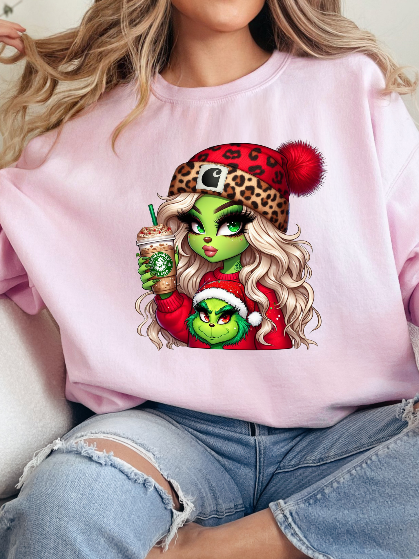Leopard Grinch Graphic