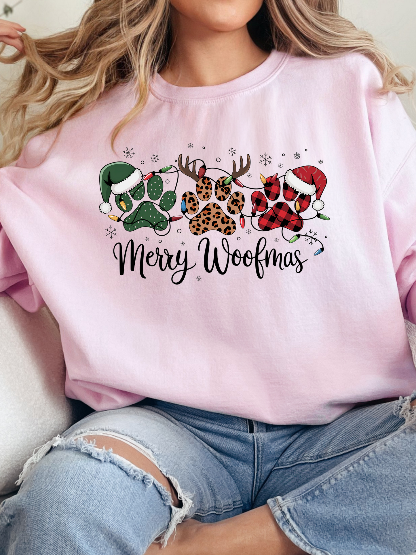 Merry Woofmas Christmas Graphic