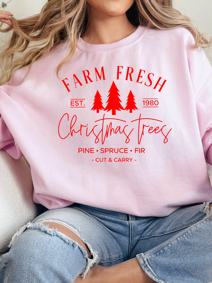 Shop Willie's Christmas Tree Farm Graphic online at Willow Boutique – best boutique for women’s fashion.