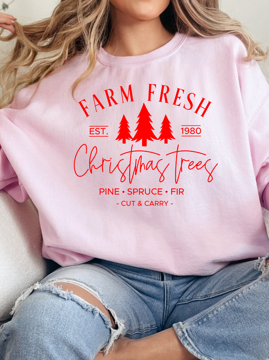 Shop Willie's Christmas Tree Farm Graphic online at Willow Boutique – best boutique for women’s fashion.