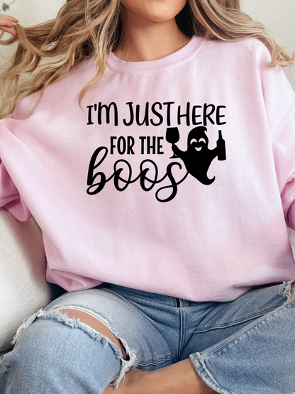 I'm Just Here For The Boos Graphic