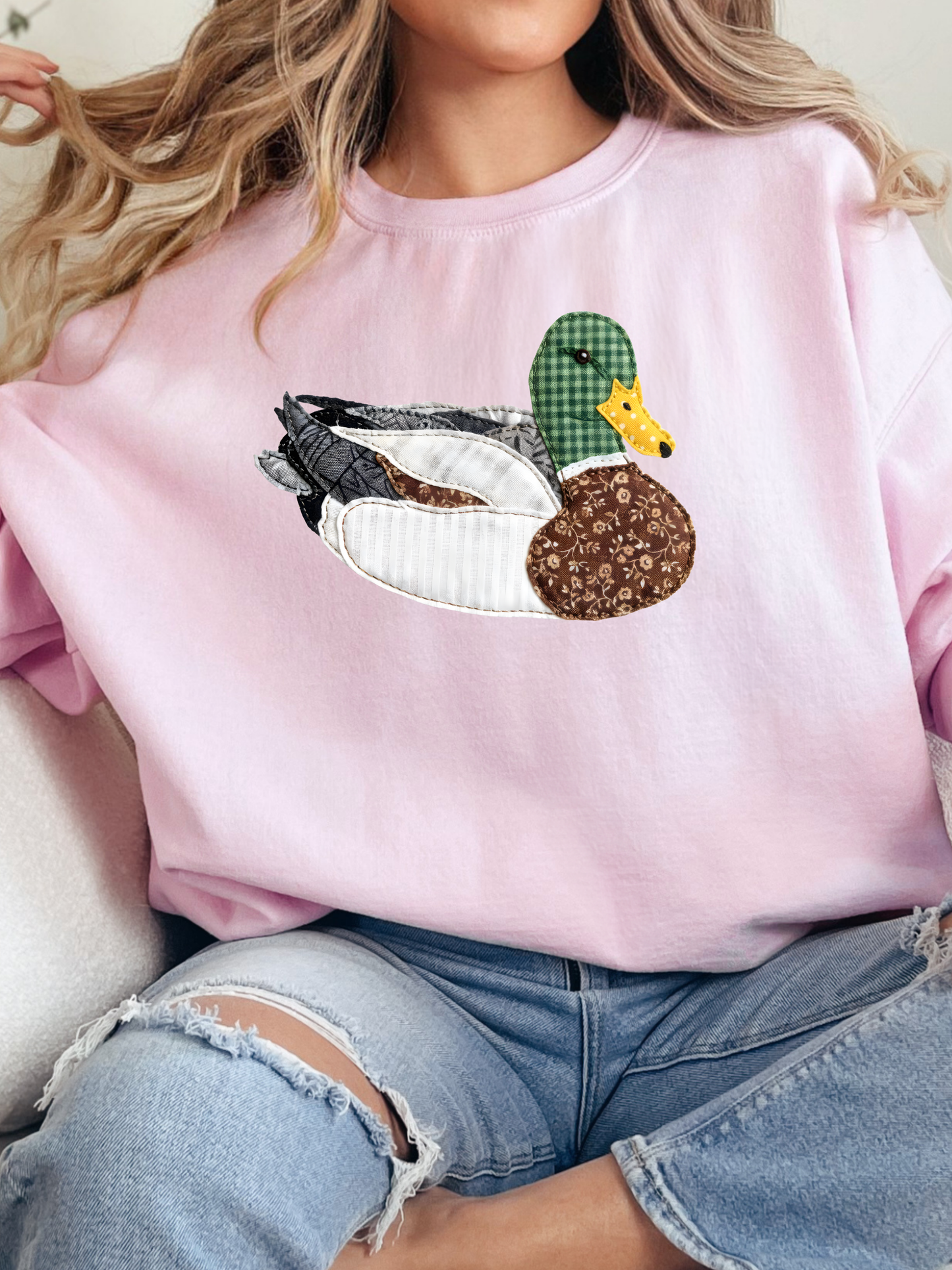 Patch Word Mallard Graphic