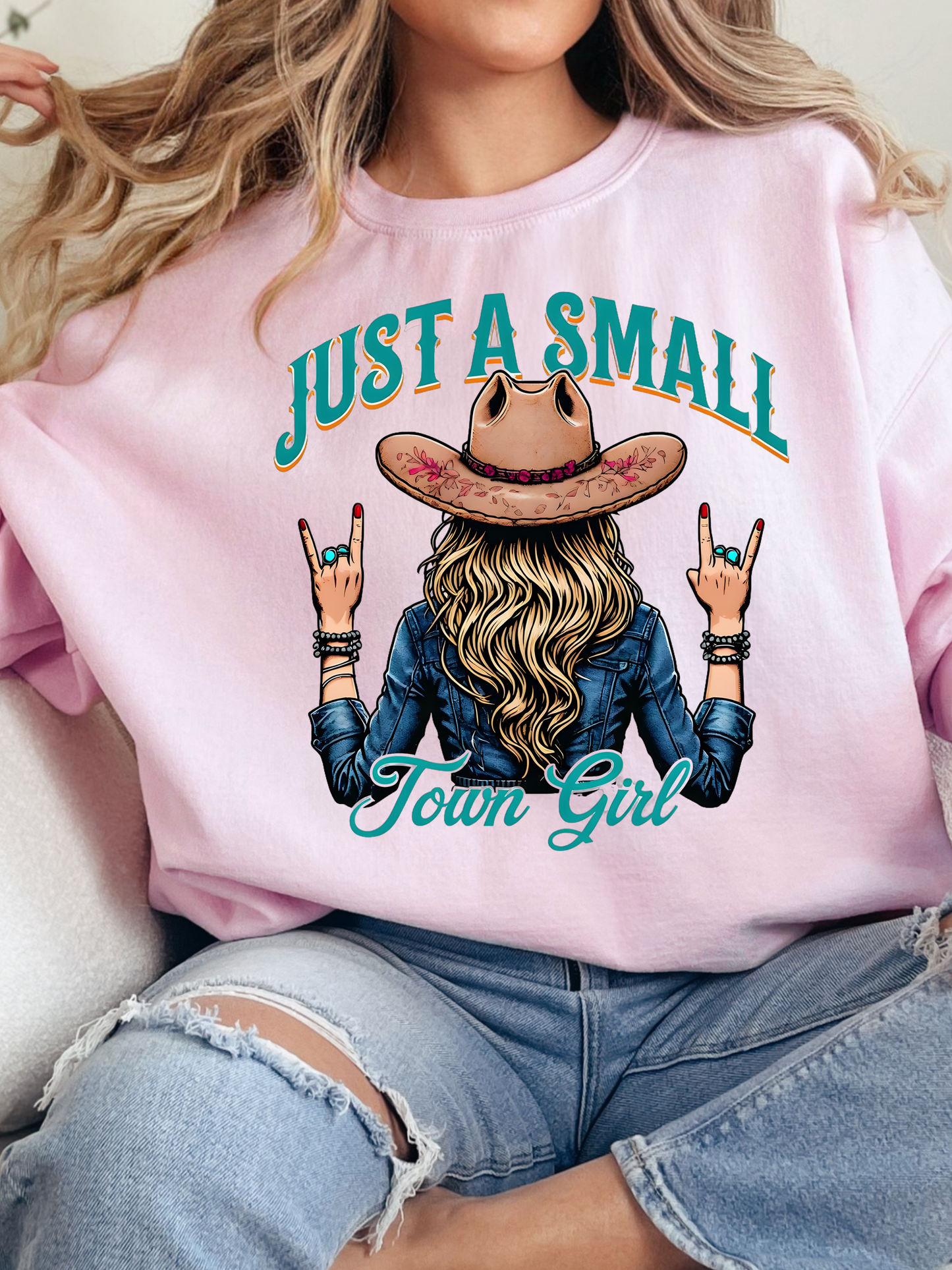 Small Town Cowgirl Graphic
