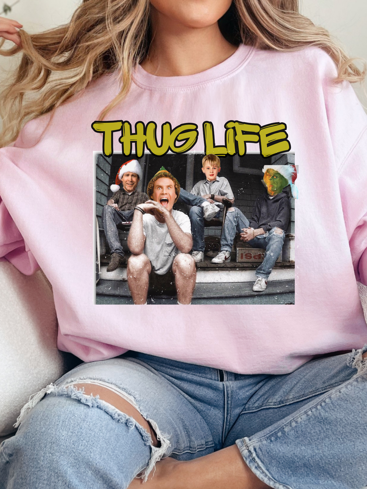 "Thug Life" Christmas Graphic
