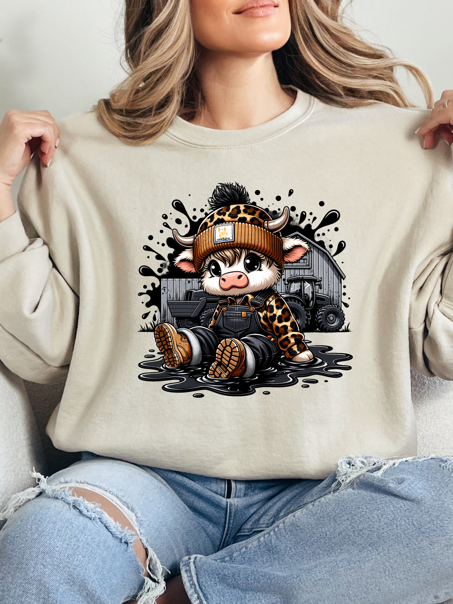 Work Hard, Moo Hard Graphic