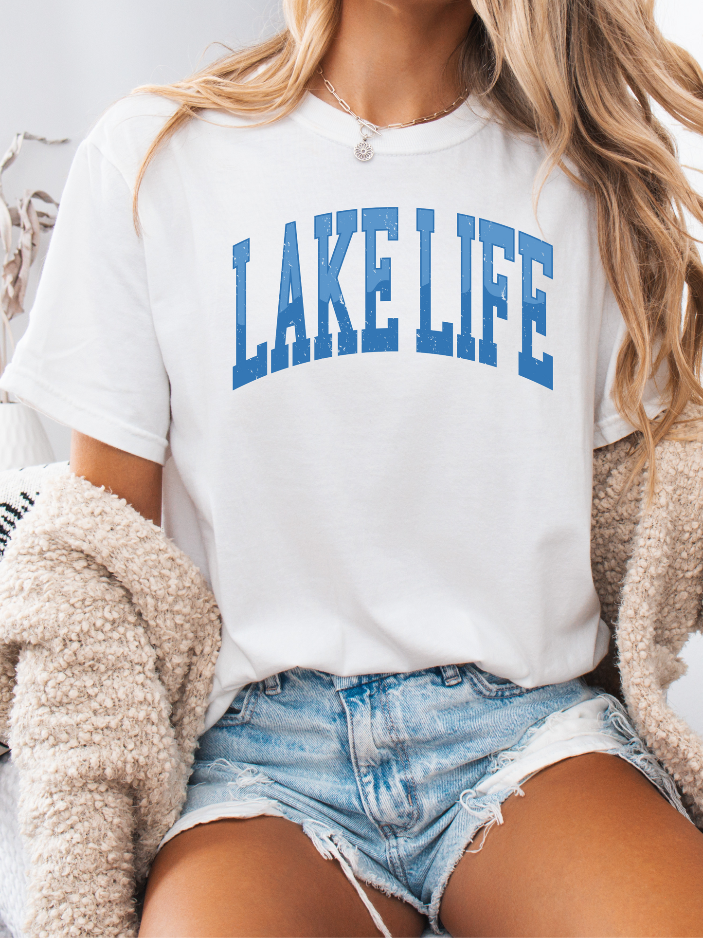 Lake Life Vibes Graphic