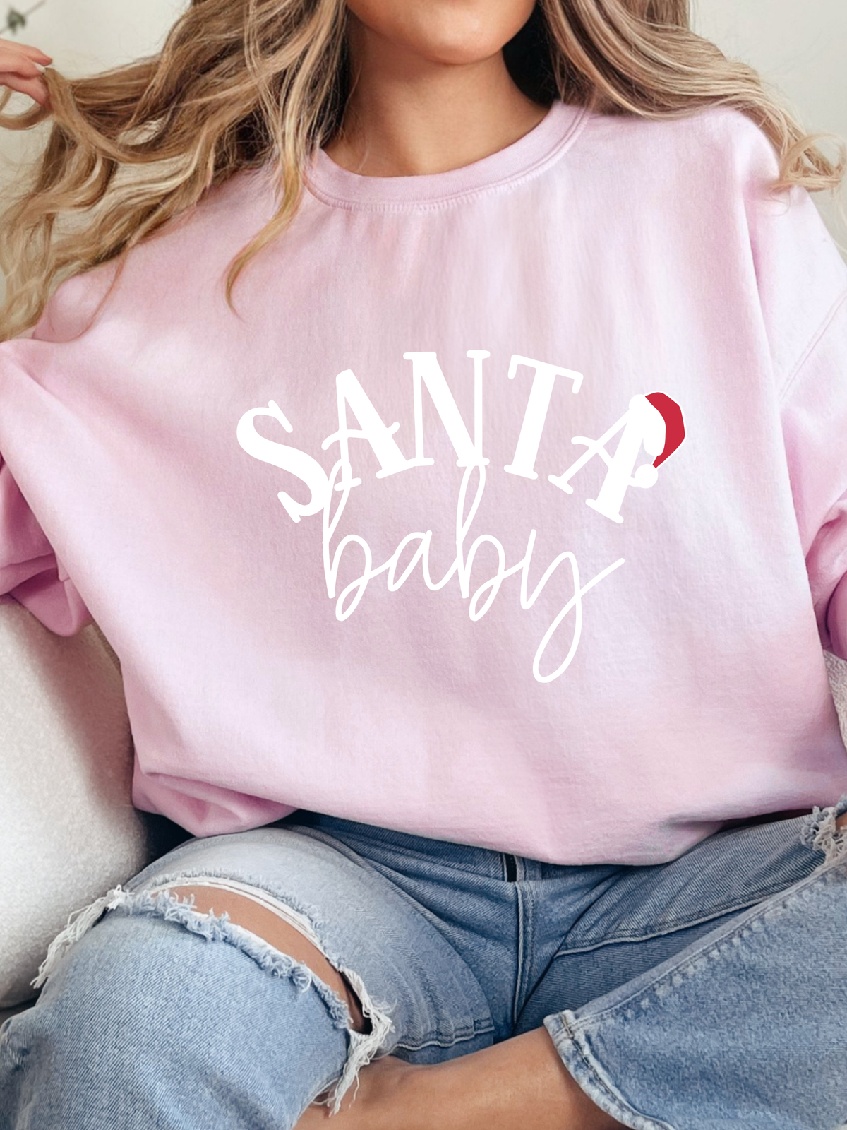 Santa Baby Holiday Graphic