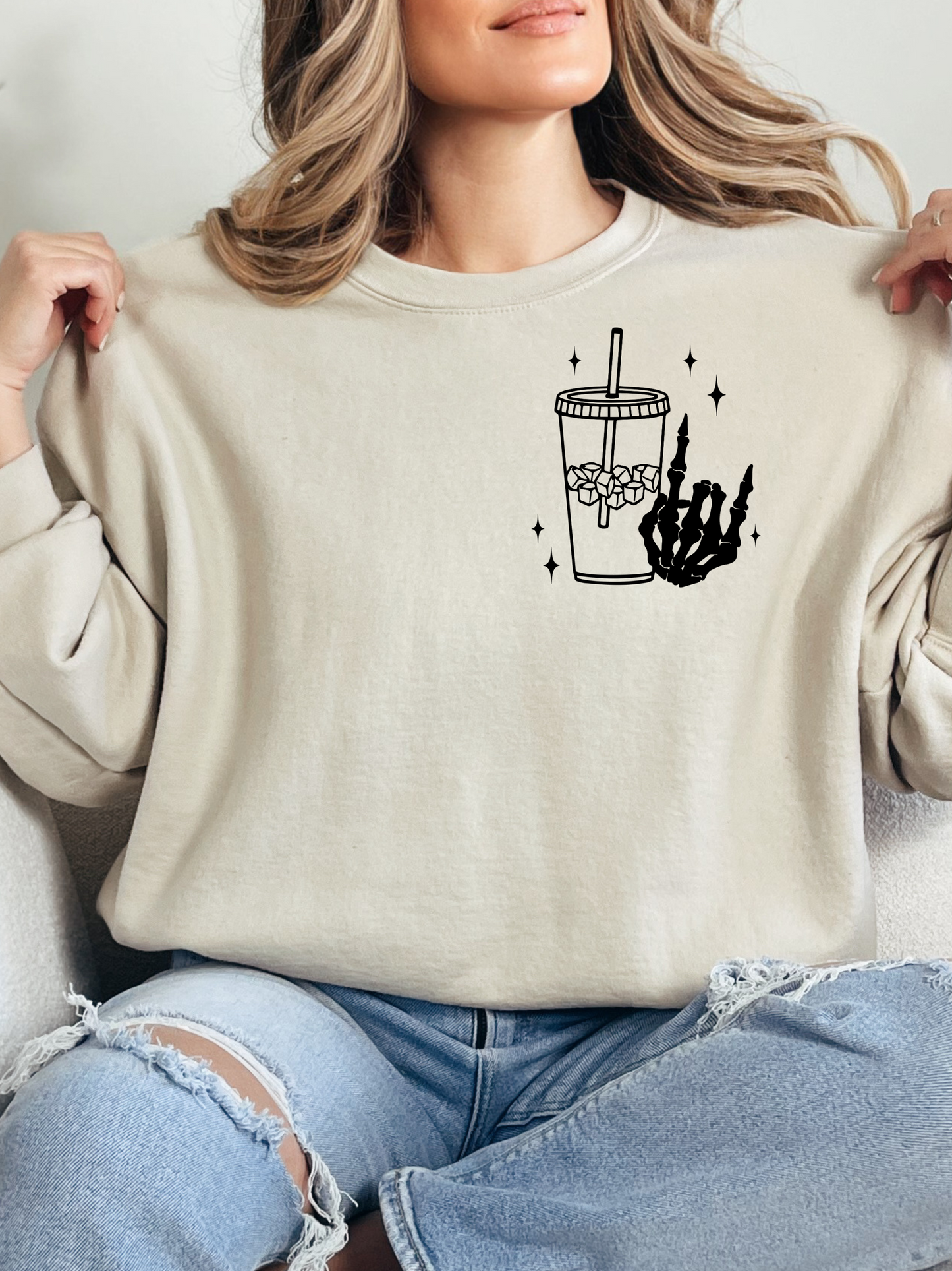 Fueled By Iced Coffee Graphic (Front & Back)