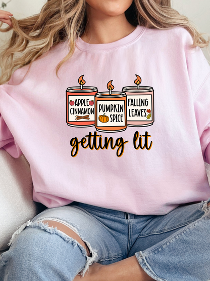 Getting Lit For Fall Graphic