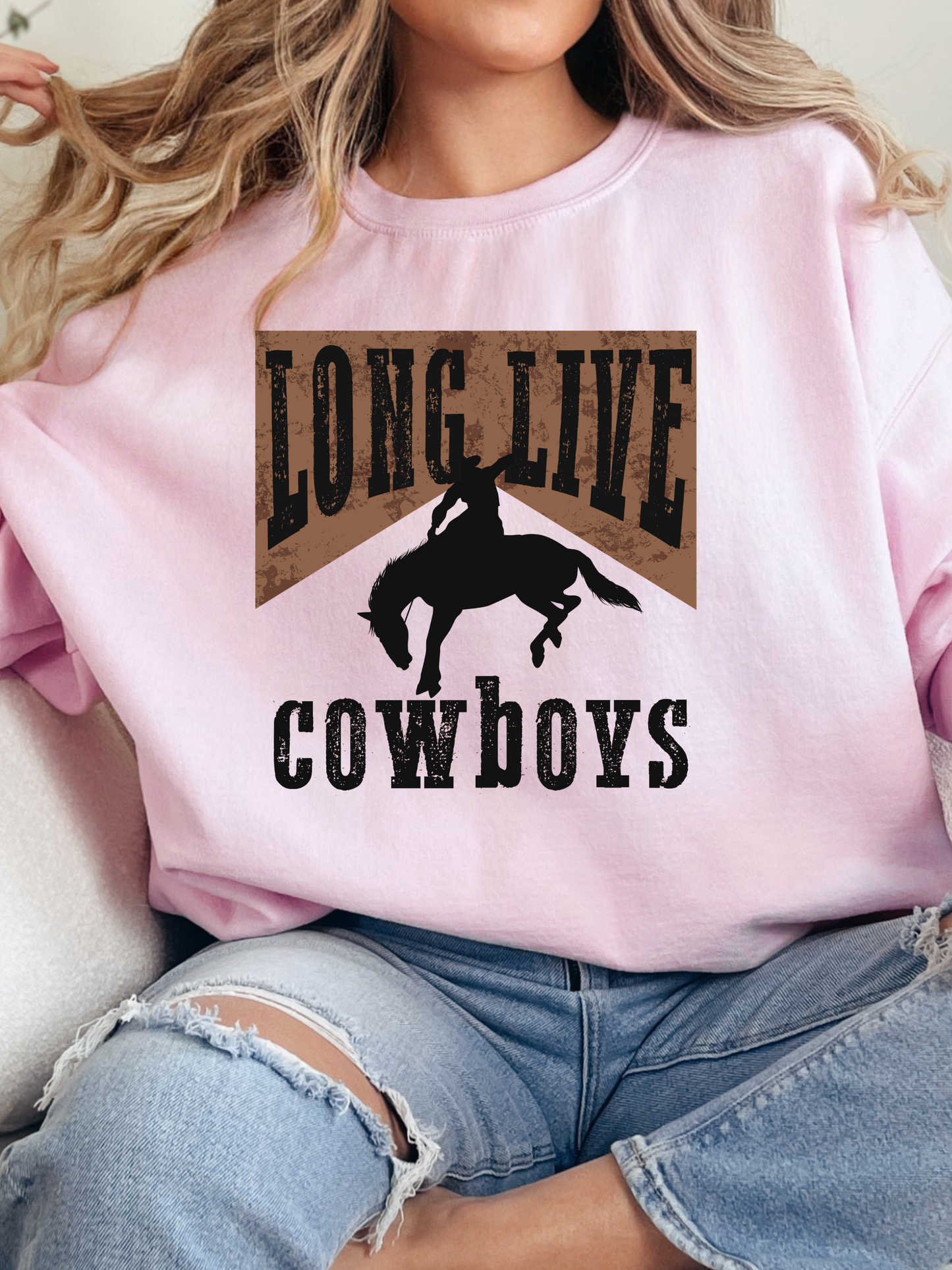 Long Live Cowboys Vintage Graphic