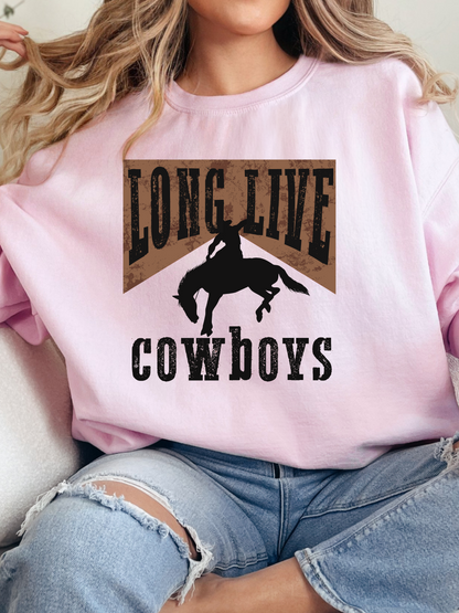 Long Live Cowboys Vintage Graphic