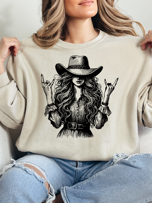 Lainey Cool Cowgirl Graphic